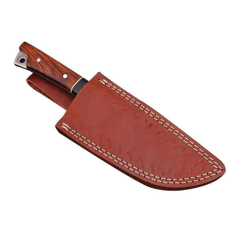 Stainless Steel Chef Knife With Micarta Rosewood Handmade Kitchen Knife NEW